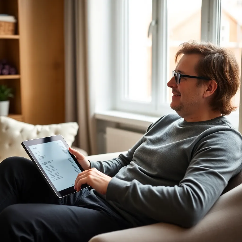 Persoon die belastingaangifte automatiseert op laptop met financiële documenten